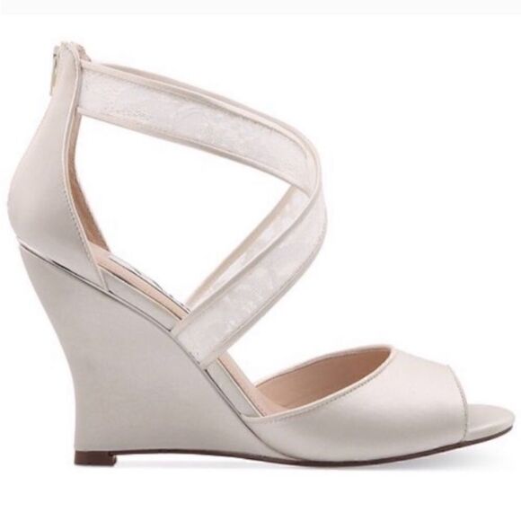 NIB MSRP $109 Nina Elyana Strappy Wedge Sandal Women's Size 9.5 - Picture 4 of 9